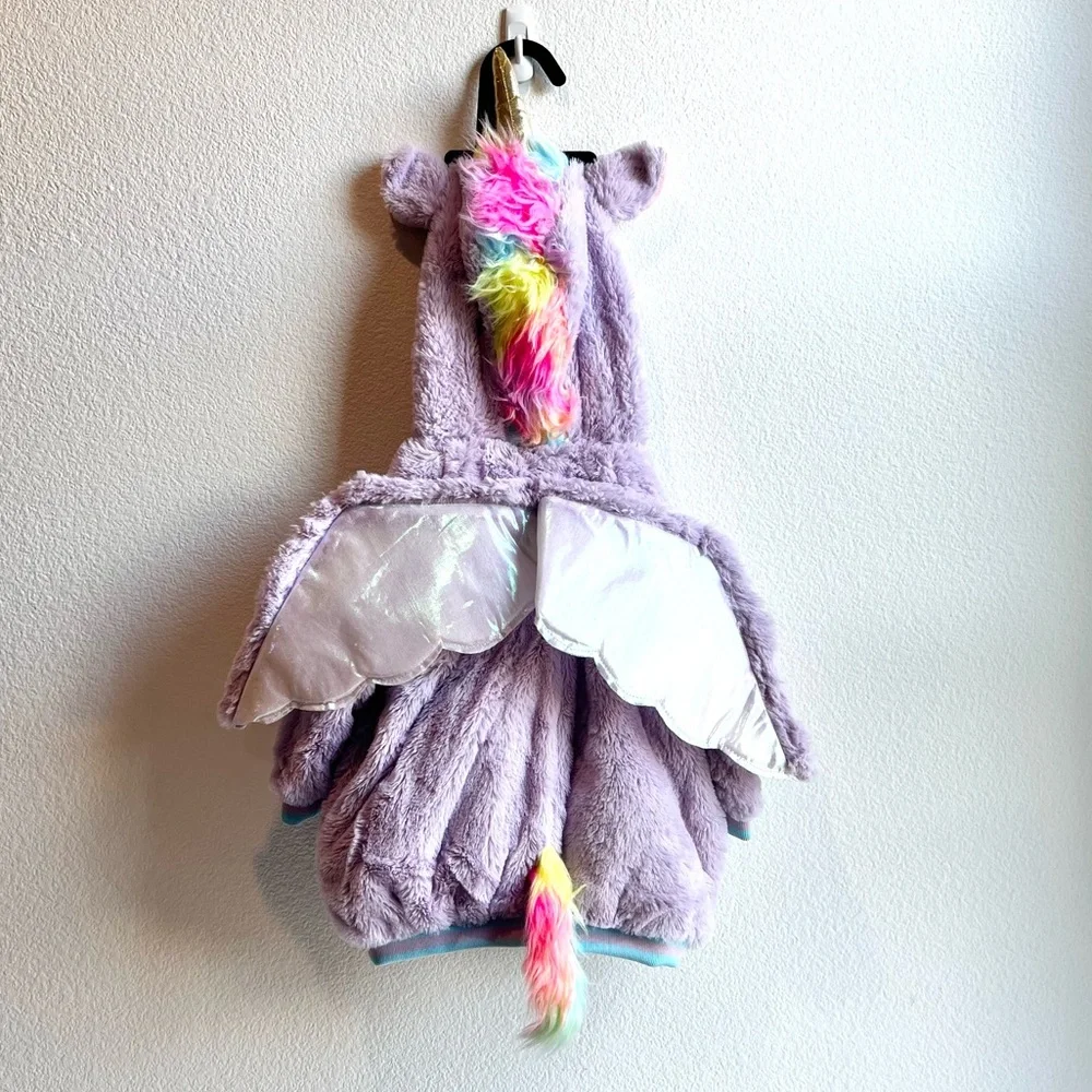 Infant Lavender Unicorn Halloween Imagination Play Costume size 6-12 Months